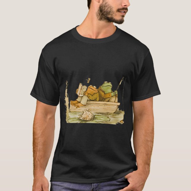 Frog and Toad Fishing T-Shirt (Front)