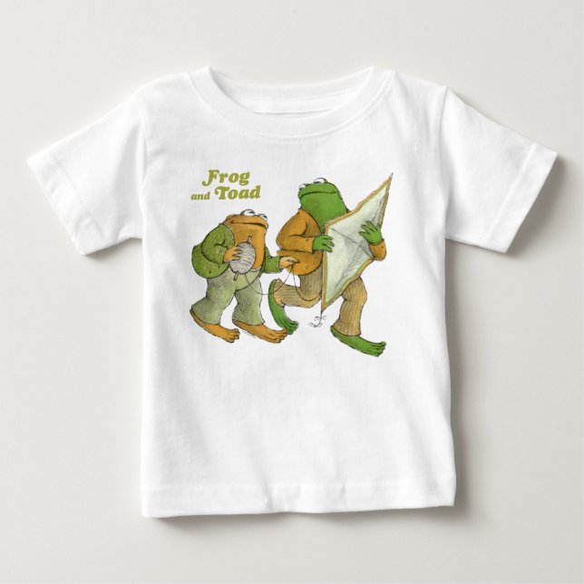 Frog and Toad Fly a Kite Baby T-Shirt (Front)
