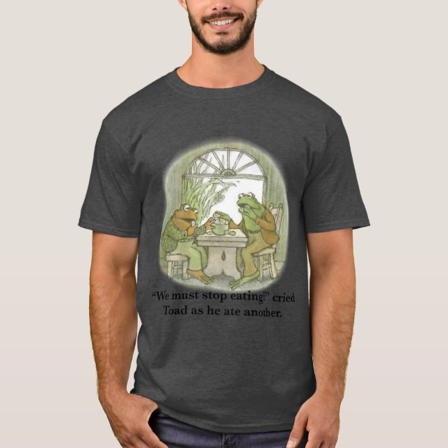 Frog andoad Eating Cookies friend T-Shirt (Front)