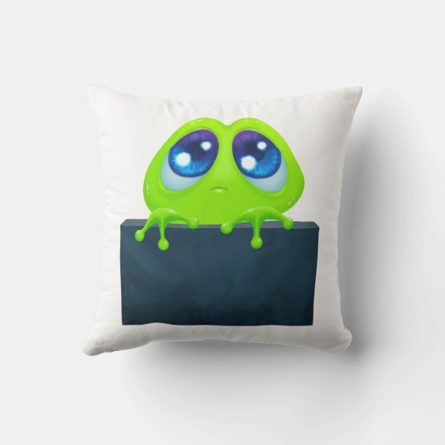 frog animal cartoonpillow cushion (Back)
