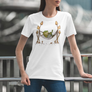 Frog Animal Chilling In Hammock T-Shirt