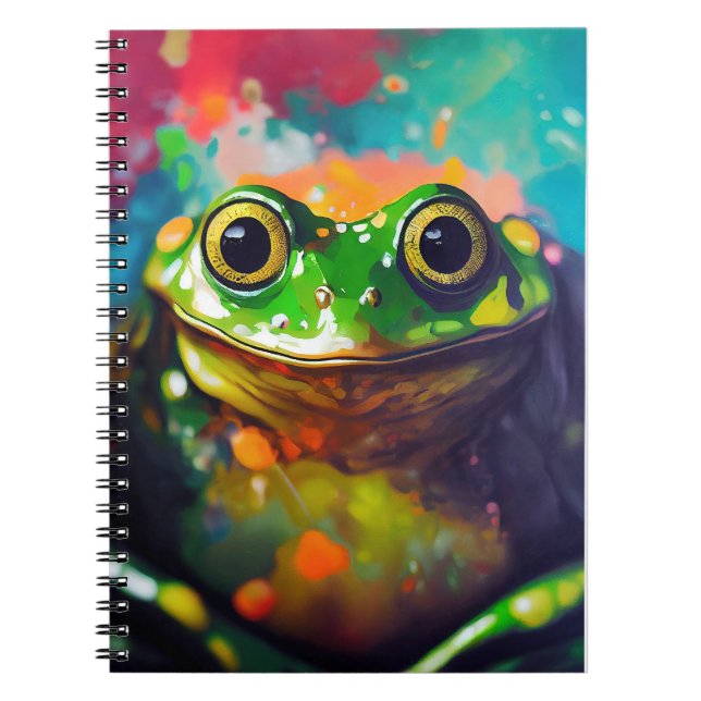 Frog  Animal Discovery Adventure Nature Planet Ear Notebook (Front)