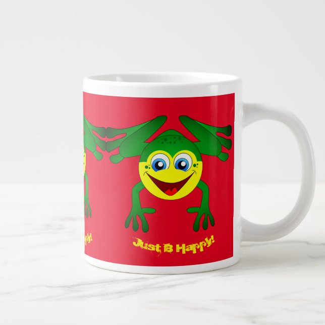 Frog Animal  Large Coffee Mug (Right)