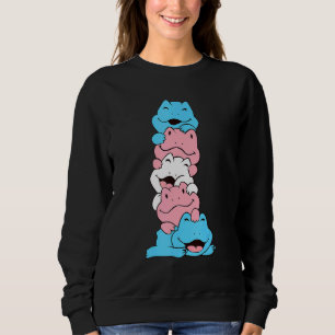 Frog Animal Lgbtq The Transgender Flag Gay Sweatshirt