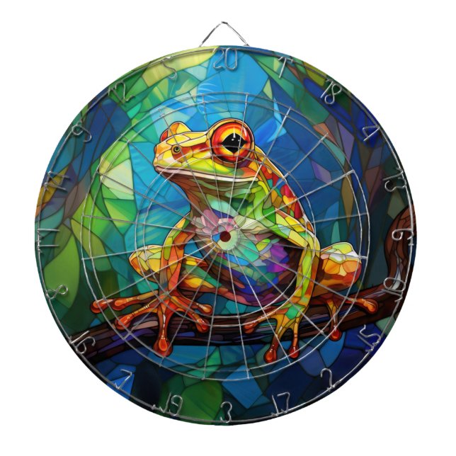 Frog Art Dartboard (Front)