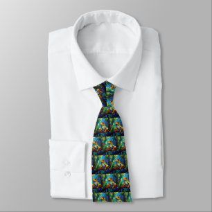 Frog Art Necktie