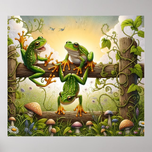 Frog Art Poster (Front)