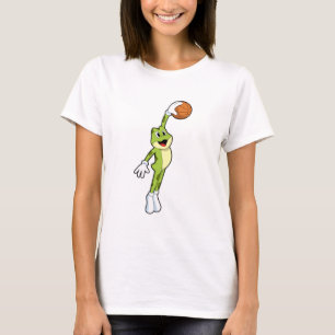 Frog as Basketball player with Basketball.PNG T-Shirt