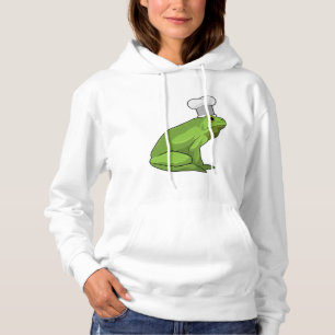 Frog as Cook with Chef hat Hoodie