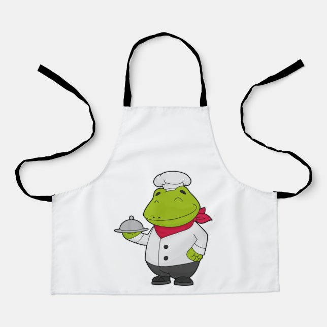 Frog as Cook with Platter Apron (Front)