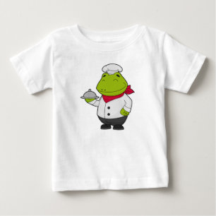 Frog as Cook with Platter Baby T-Shirt