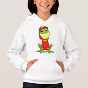 Frog as Firefighter with Helmet