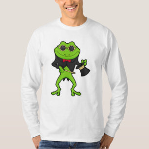 Frog as Magician with Magic wand & Hat T-Shirt