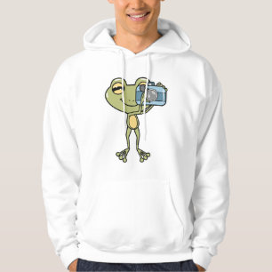 Frog as Photographer with Camera Hoodie