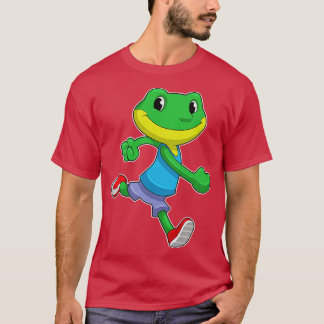 Frog As Runner At Running T-Shirt