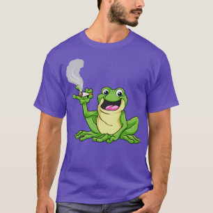 Frog as smoker with cigarette T-Shirt