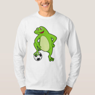 Frog as Soccer player with Soccer ball T-Shirt