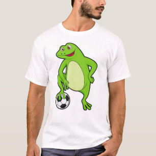 Frog as Soccer player with Soccer ball T-Shirt