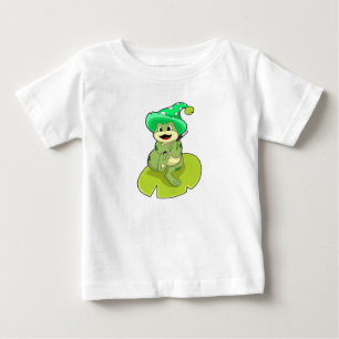Frog as Wizard with Magic wand Baby T-Shirt
