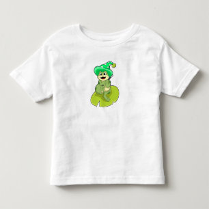 Frog as Wizard with Magic wand Toddler T-Shirt