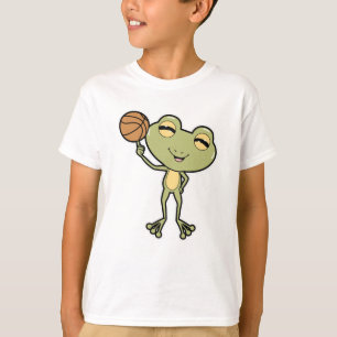 Frog at Basketball Sports T-Shirt
