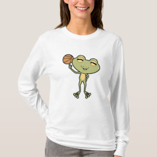 Frog at Basketball Sports T-Shirt