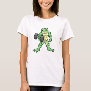 Frog at Bodybuilding with Dumbbell T-Shirt