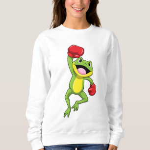 Frog at Boxing with Boxing gloves Sweatshirt