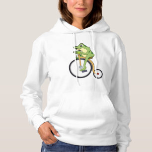 Frog at Circus with Bicycle.PNG Hoodie