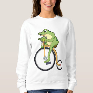 Frog at Circus with Bicycle.PNG Sweatshirt
