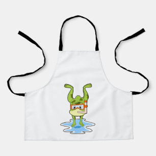 Frog at Diving with Snorkel Apron
