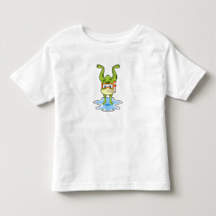 Frog at Diving with Snorkel Toddler T-Shirt