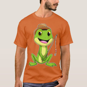 Frog at Fishing with Fishing rod 1 T-Shirt
