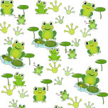 Frog at Play  Notepad<br><div class="desc">Fun happy frogs at play.</div>