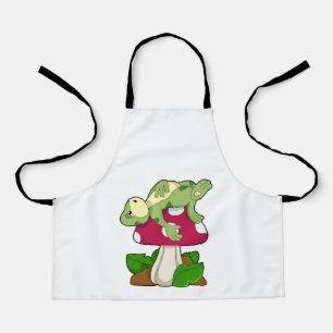 Frog at Sleeping with Mushroom Apron