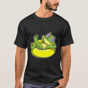 Frog at Swimming with Swim ring T-Shirt
