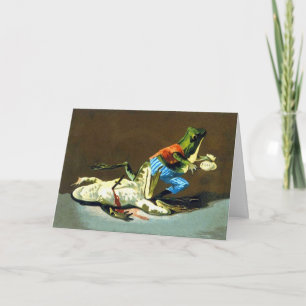 Frog Attack Holiday Card