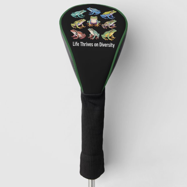 Frog Autism Neurodiversity is Necessary SPED  Golf Head Cover (Front)
