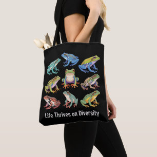 Frog Autism Neurodiversity is Necessary SPED  Tote Bag