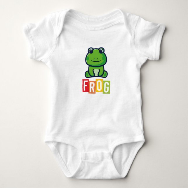 Frog Baby Bodysuit (Front)