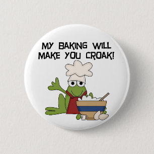 Frog Baker Tshirts and Gifts 6 Cm Round Badge