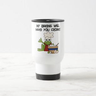 Frog Baker Tshirts and Gifts Travel Mug