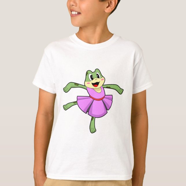 Frog Ballet Dance T-Shirt (Front)