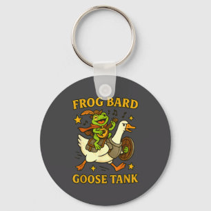 Frog Bard Goose Tank Funny Dnd Party Duo Rpg Art M Key Ring
