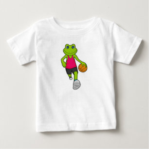 Frog Basketball player Basketball Baby T-Shirt