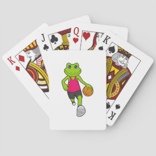 Frog Basketball player Basketball Playing Cards