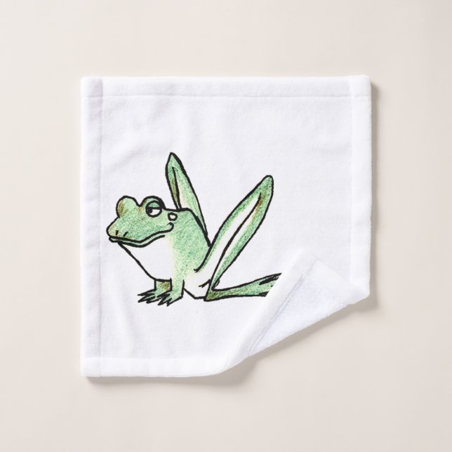 Frog Bath Towel Set (Wash Cloth)