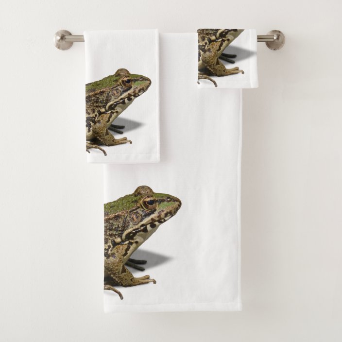Frog Bath Towel Set Zazzle.co.uk