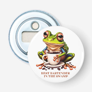 Frog- best bartender in the swamp bottle opener