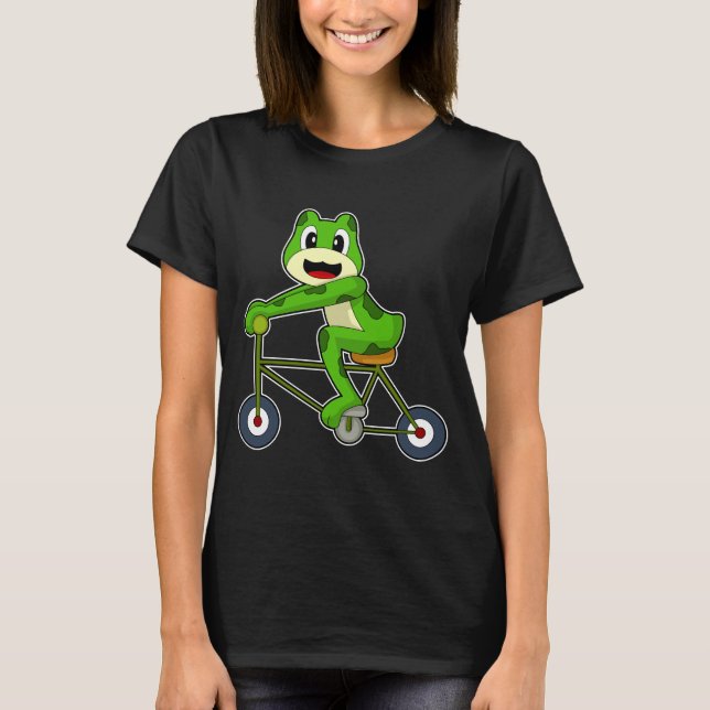 Frog Bicycle T-Shirt (Front)